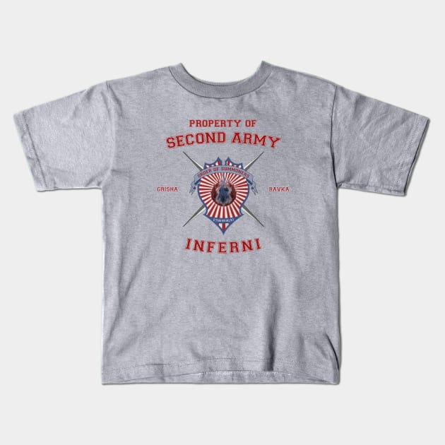 Property of Second Army Inferni Kids T-Shirt by BadCatDesigns